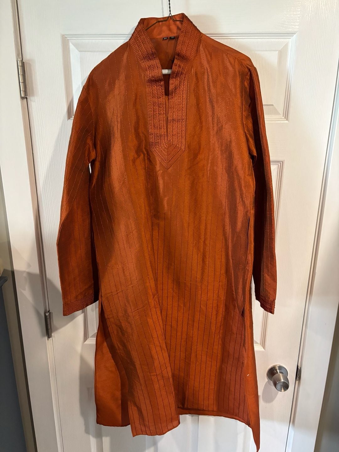 Buy Solid Color Art Silk Kurta In Brown Online : Mxx194 - ,